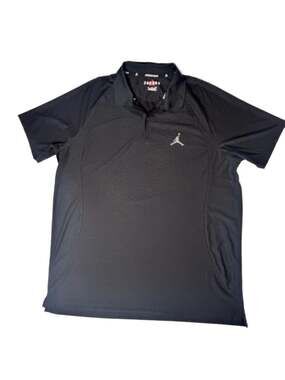Nike Jordan Sport Dri-FIT ADV Golf Polo Shirt Black DZ0550-010 Size XL